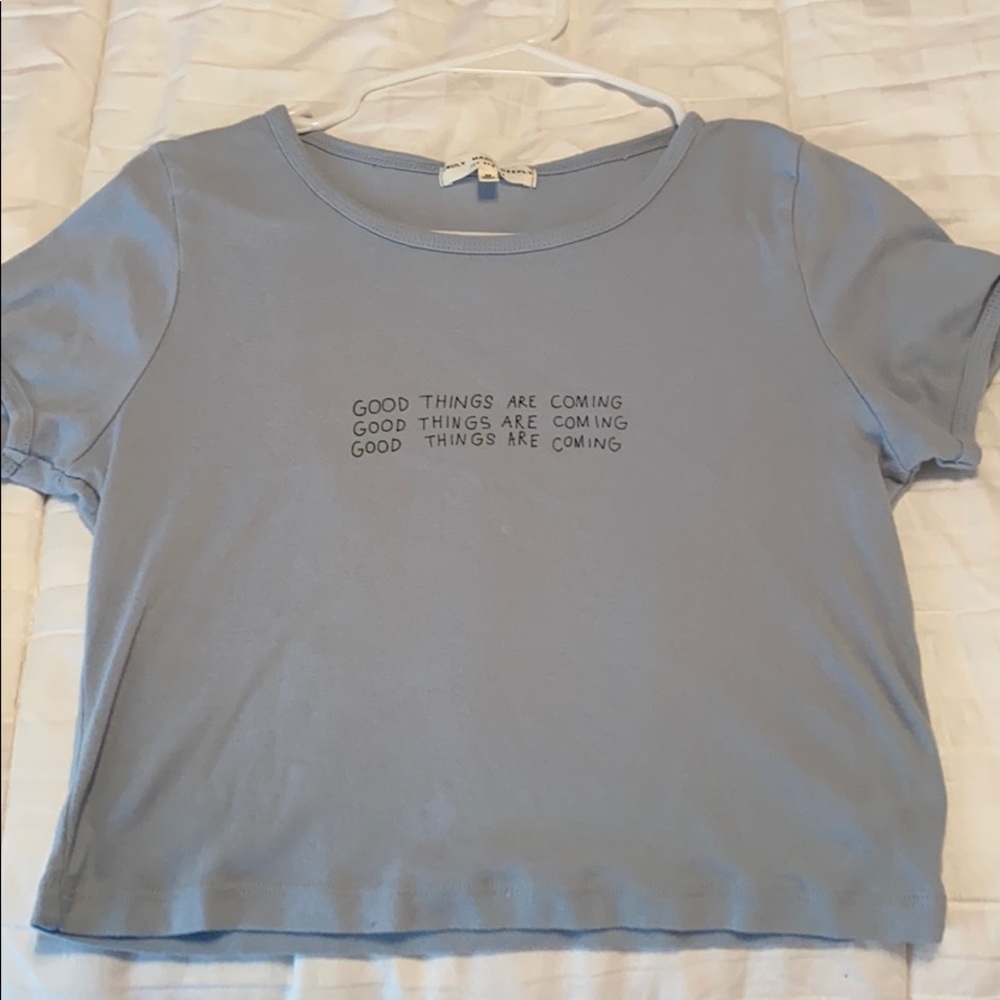 “good things are coming” baby tee